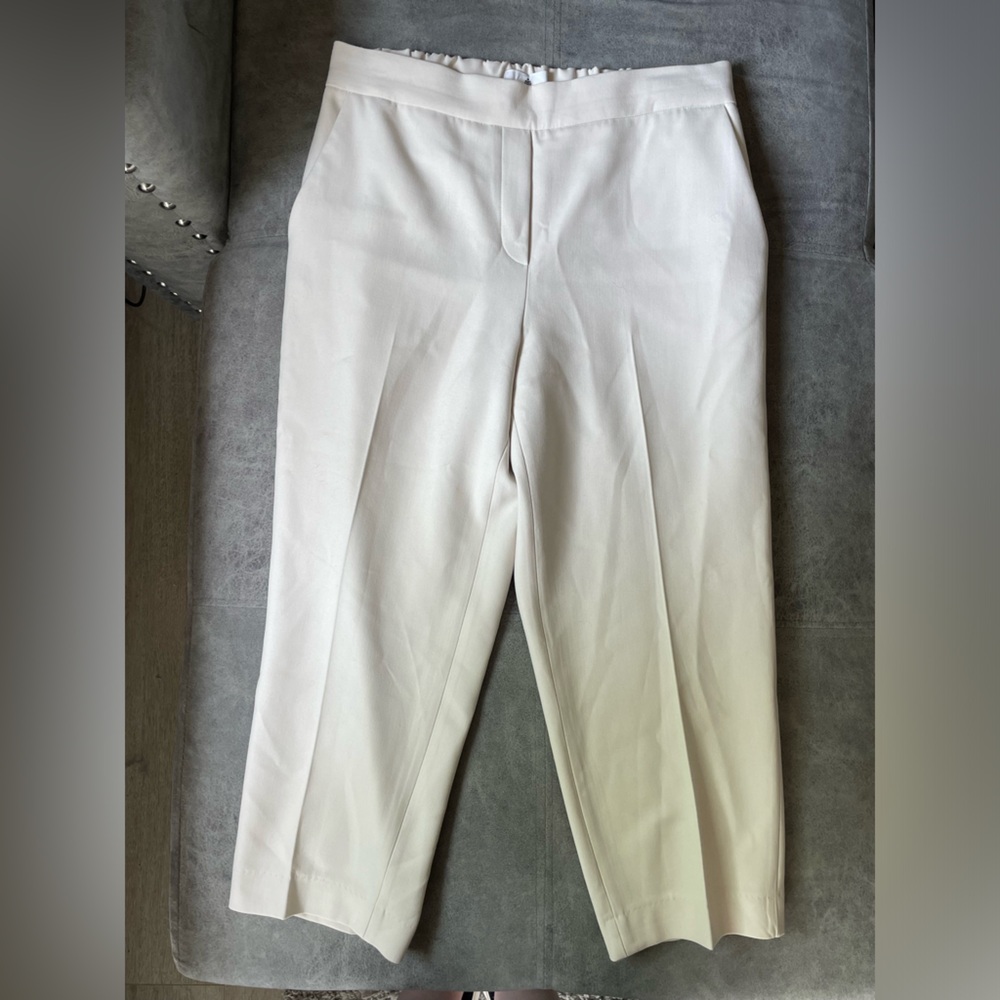 Babaton White Trousers